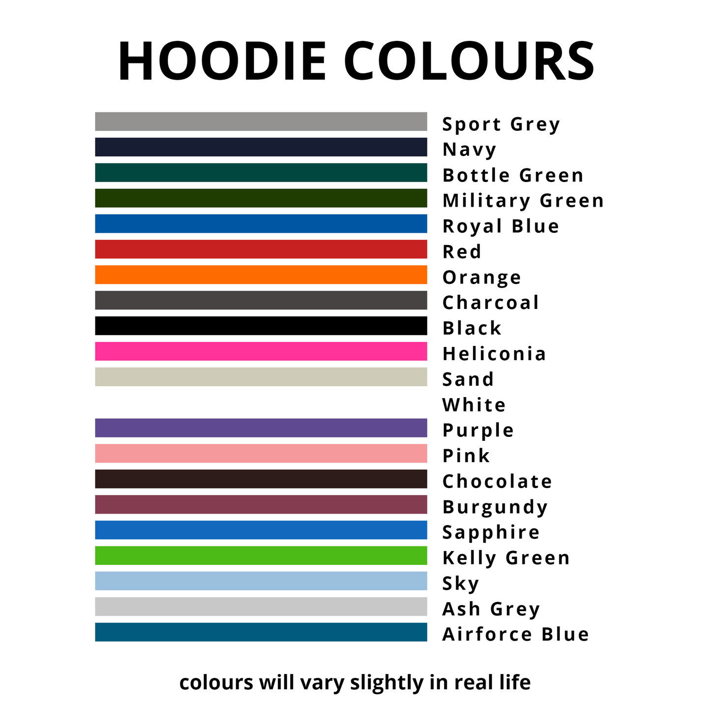 Custom Hoodies- Vinyl Print