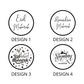 Clear Gold Foiled Ramadan & Eid Mubarak Stickers