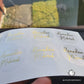 Clear Gold Foiled Ramadan & Eid Mubarak Stickers