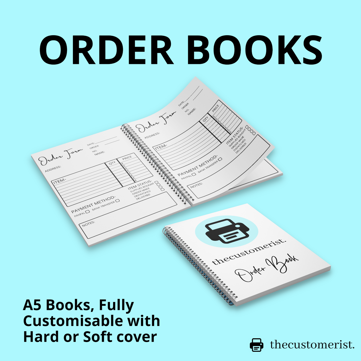Order/Note Books - A5